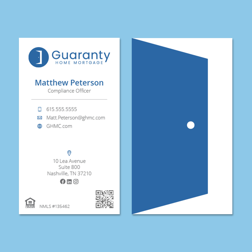 GHMC business card design